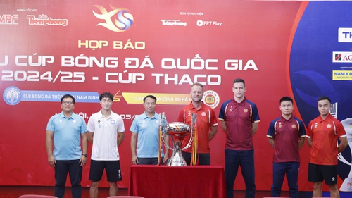 Nhà vô địch Siêu Cúp QG 2024/25 – Cúp THACO nhận 300 triệu đồng tiền thưởng