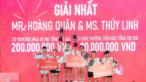 Hãng xe đầu tiên tổ chức giải đấu pickleball ở Việt Nam
