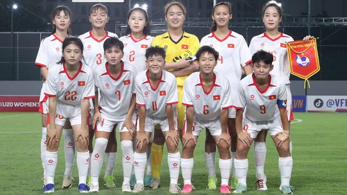 Kết quả bóng đá vòng loại U20 nữ châu Á 2026 ngày 10/8: Việt Nam toàn thắng cả 3 trận