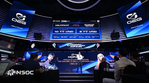 Giải đấu eSports sinh viên hàng đầu Việt Nam NSOC 2025 có tổng tiền thưởng lên tới 2 tỷ