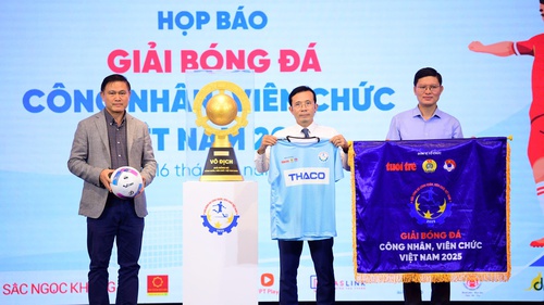 200 triệu đồng cho nhà vô địch Giải Bóng đá công nhân, viên chức Việt Nam 2025
