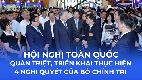 Hội nghị toàn quốc quán triệt, triển khai thực hiện 4 Nghị quyết của Bộ Chính trị