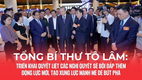 Tổng Bí thư Tô Lâm: Triển khai quyết liệt các Nghị quyết sẽ bồi đắp thêm động lực mới, tạo xung lực mạnh mẽ để bứt phá