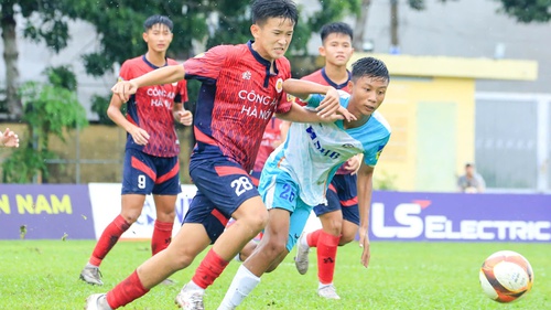 CAHN bị loại sớm ở vòng chung kết U17 quốc gia