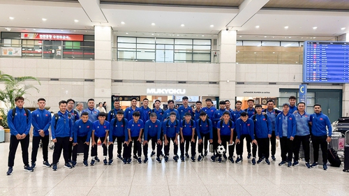U18 Việt Nam đến Hàn Quốc, sẵn sàng tranh tài tại Seoul Eou Cup 2025
