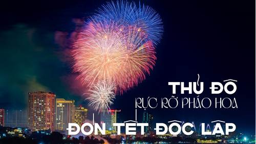 Thủ đô rực rỡ pháo hoa đón Tết Độc lập