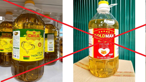 Cảnh báo dầu ăn giả, kém chất lượng nhãn hiệu “Gold Max”, “Tamin Gold”, “ChiCa”
