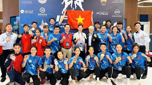 Đội tuyển Việt Nam giành 4 HCV ở giải vô địch muay trẻ thế giới 2025