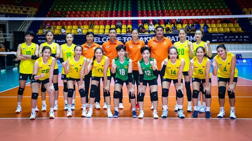 VTV Bình Điền Long An có nhiều bài học tại SEALECT Cup