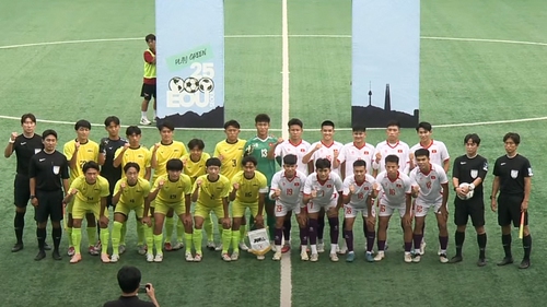 U18 Việt Nam thua 0-1 trước đội bóng của Nhật Bản