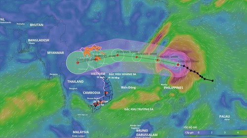 Dự báo ngày 23/9, siêu bão RAGASA sẽ đi vào Biển Đông