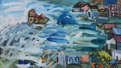 Họa sĩ Đỗ Sơn triển lãm tranh lần thứ 5 ở tuổi 82