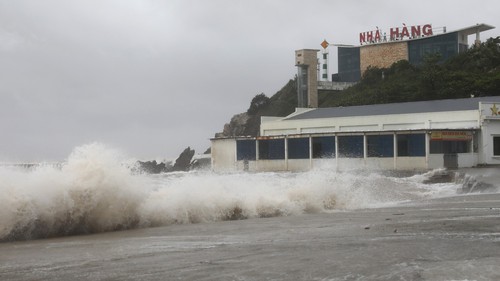 Dự báo khoảng 7h ngày 29/9, bão trên đất liền các tỉnh Nghệ An - Hà Tĩnh