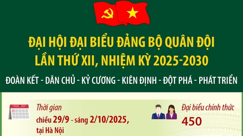 Đại hội đại biểu Đảng bộ Quân đội lần thứ XII, nhiệm kỳ 2025-2030