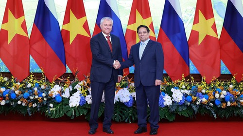 Thủ tướng hội kiến Chủ tịch Duma Quốc gia Quốc hội Liên bang Nga