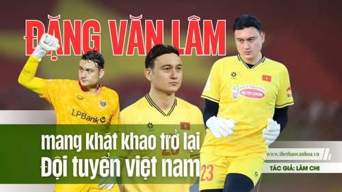 Văn Lâm mang khát khao trở lại đội tuyển Việt Nam