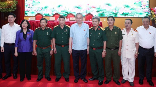 Tổng Bí thư Tô Lâm tiếp xúc cử tri 9 xã của Hà Nội