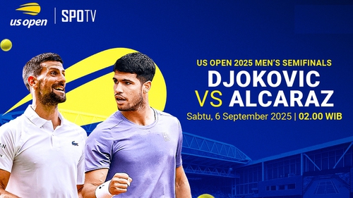 Link xem trực tiếp Djokovic vs Alcaraz 02h00 hôm nay, vòng bán kết US Open 2025