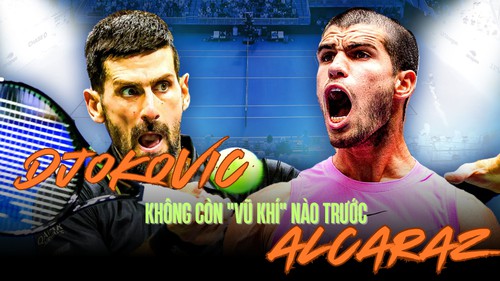 Djokovic bất lực trước Alcaraz: Nole đã hết sạch "vũ khí"