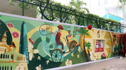 Khánh thành tranh tường cổ động tình hữu nghị Việt Nam - Cuba