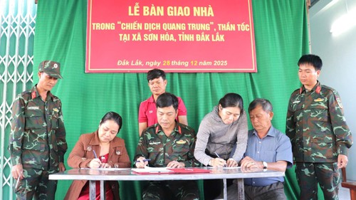 Những căn nhà mới xây từ tinh thần đại đoàn kết toàn dân tộc