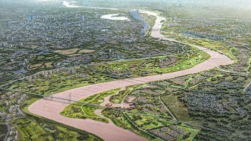 Trục đại lộ cảnh quan sông Hồng - Bài cuối: Mở hướng phát triển hiện đại cho Thủ đô