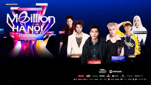 "Đội hình" 6 nghệ sĩ xuất hiện tại đại nhạc hội GENfest