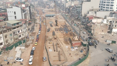 Hà Nội thông xe kỹ thuật đường Vành đai 1, đoạn Hoàng Cầu - Voi Phục