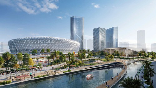 Phối cảnh siêu đô thị thể thao với SVĐ hơn 70.000 chỗ vừa khởi công tại TP.HCM