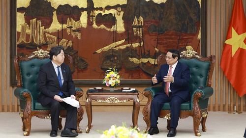 Thủ tướng Phạm Minh Chính tiếp Bộ trưởng Nội vụ và Truyền thông Nhật Bản