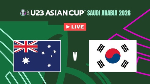 Link xem trực tiếp bóng đá U23 Úc vs U23 Hàn Quốc 22h30 hôm nay 17/1, tứ kết U23 châu Á 2026