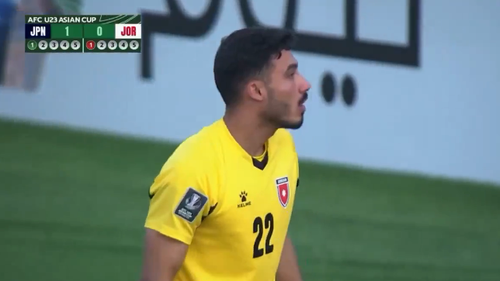 Thủ môn U23 Jordan mắc sai lầm hi hữu ở loạt đá luân lưu với U23 Nhật Bản