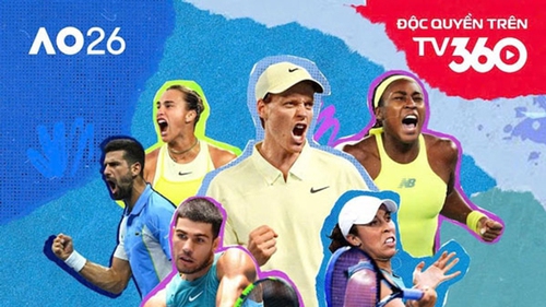 Xem trực tiếp Australian Open 2026 ở đâu? Kênh nào trực tiếp ở Việt Nam?