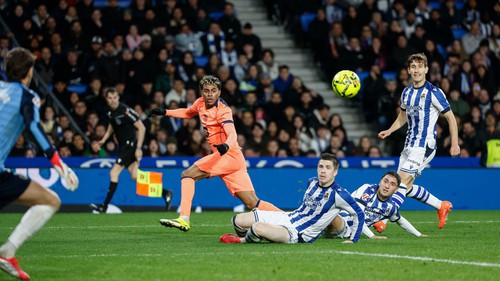 Barca gục ngã khi vắng Raphinha