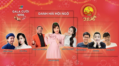 Dàn nghệ sĩ hài Bắc - Nam hội tụ trong 'Gala Cười 2026'