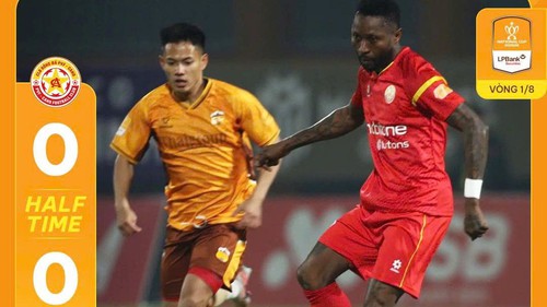 Đội bóng của thủ môn Trung Kiên bị loại ở Cúp quốc gia sau loạt đá luân lưu kịch tính