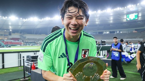 Vượt Li Hao để đoạt giải của AFC, thủ môn 18 tuổi của U23 Nhật Bản lên tiếng