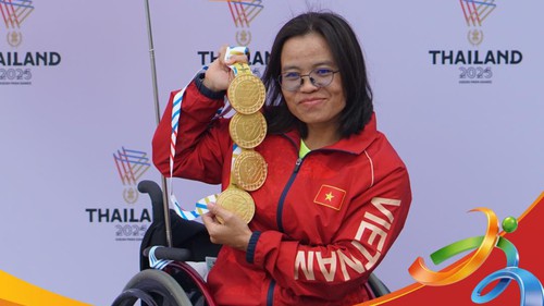 Vi Thị Hằng: Cô gái vàng của đoàn thể thao người khuyết tật Việt Nam ở ASEAN Para Games 13