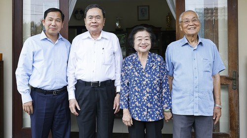 Chủ tịch Quốc hội Trần Thanh Mẫn thăm, tri ân các đồng chí nguyên lãnh đạo Đảng, Nhà nước