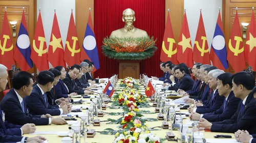 Tổng Bí thư Tô Lâm hội đàm với Tổng Bí thư, Chủ tịch nước Lào Thongloun Sisoulith