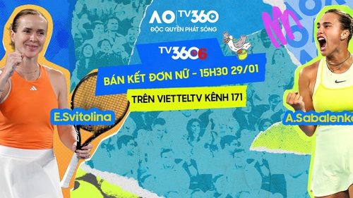 Link xem trực tiếp Australian Open 2026 hôm nay 29/1