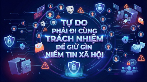 Tự do phải đi cùng trách nhiệm để giữ gìn niềm tin xã hội