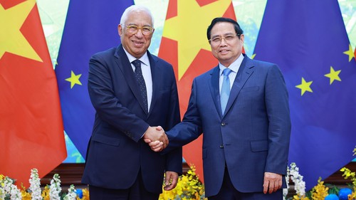 Thủ tướng Phạm Minh Chính hội kiến Chủ tịch Hội đồng châu Âu António Costa