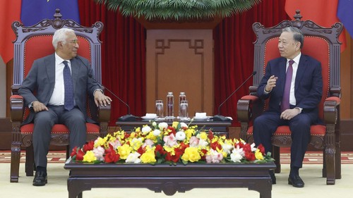  Tổng Bí thư Tô Lâm tiếp Chủ tịch Hội đồng châu Âu