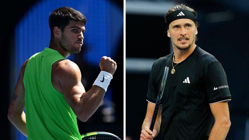 Link xem trực tiếp Alcaraz vs Zverev 10h30 hôm nay, vòng bán kết Australian Open 2026