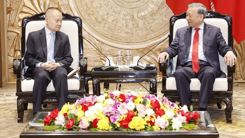 Tổng Bí thư Tô Lâm tiếp Trưởng Ban Liên lạc Đối ngoại Trung ương Đảng Cộng sản Trung Quốc, Đặc phái viên của Tổng Bí thư, Chủ tịch nước Trung Quốc Tập Cận Bình