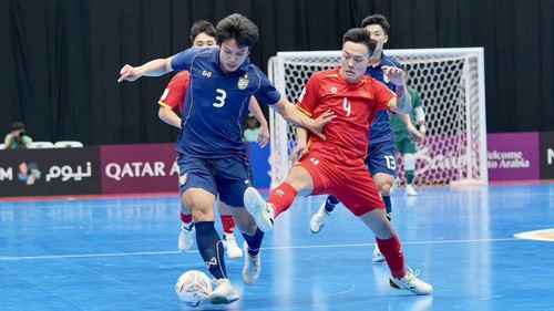 Nhận thất bại đáng tiếc trước Thái Lan, ĐT Việt Nam vẫn đi tiếp ở vòng tứ kết futsal châu Á 2026