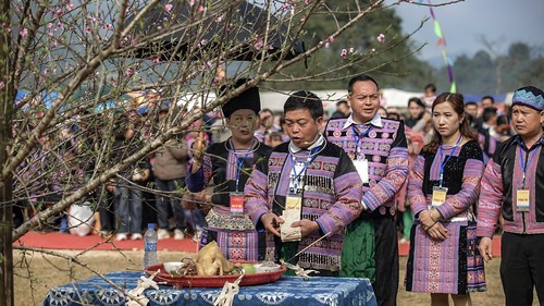 Rộn ràng hội Gầu Tào của đồng bào Mông ở Pà Cò