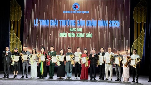 Trao 38 Giải thưởng Sân khấu năm 2025 cho các nghệ sĩ, tác giả, tác phẩm xuất sắc