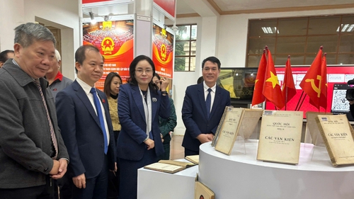 Hơn 800 tư liệu trưng bày tại triển lãm "Quốc hội Việt Nam - Hành trình 80 năm xây dựng và phát triển"